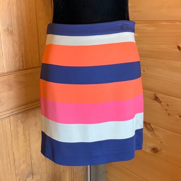 Diane Von Furstenberg striped Emmett pencil skirt Size 6 New with tag - Picture 2 of 15